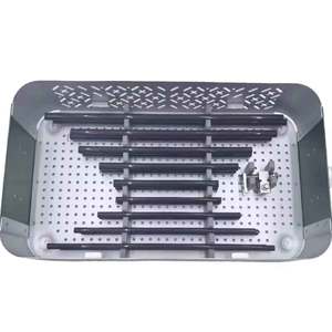 ชุดเครื่องมือผ่าตัดฟิสตูลา AV ระดับพรีเมียม ผลิตจากเหล็กกล้าเกรดผ่าตัด ทนความร้อนสูง ใช้ได้กับเครื่องนึ่งฆ่าเชื้อ พร้อมอุปกรณ์ครบชุดสำหรับการผ่าตัดเข้าถึงหลอดเลือด ได้รับมาตรฐาน CE ISO - Product Image 3