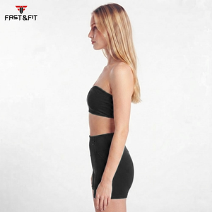 Conjunto de Sujetador Deportivo y Pantalones Cortos de Yoga Personalizados de Alta Calidad, Color Sólido, Tallas Grandes, Hechos en Pakistán - Product Image 3