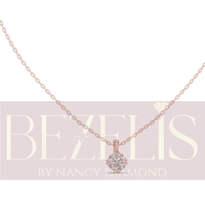 Collier pendentif solitaire en diamant de laboratoire taille poire en or jaune 14 carats pour femme, certifié IGI, avec chaîne délicate à 4 griffes - Product Image 3