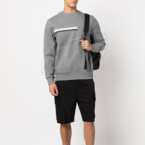 Sweat-shirt décontracté à manches longues pour hommes de haute qualité Prix d'usine Casual Crewneck Men Sweatshirt basics, coton mélangé - Product Image 2