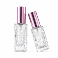 Flacon de parfum de luxe en verre de 10 ml avec vaporisateur, logo imprimable, flacon de parfum portable de voyage