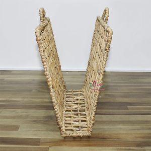 Artex Dong Thap Porte-revues en rotin fait à la main Rangement pliable pour bureau à domicile Salon - Product Image 6