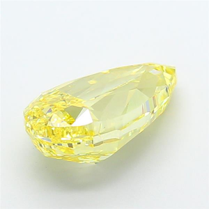 Diamante Radiante en Forma de Pera, Color Amarillo Intenso, Certificado IGI, Cultivado en Laboratorio, Tipo CVD 2A, Corte Excelente, Alto Brillo, Gema Suelta - Product Image 2