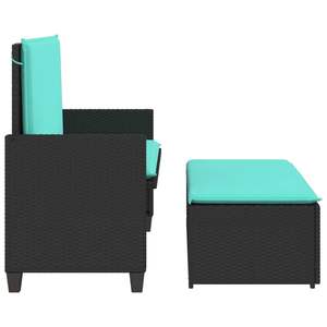 ม้านั่งลานบ้านสีดำเทอร์ควอยซ์ - Product Image 6