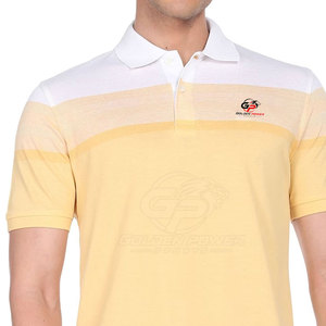 เสื้อโปโลแขนสั้นผู้ชายโกลเด้น พาวเวอร์ สปอร์ตผ้าฝ้ายสีบล็อกลำลอง - Product Image 5