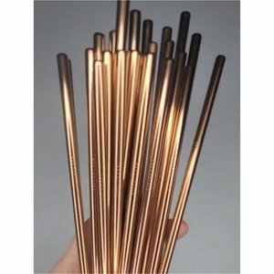 Eco-Friendly Reusable Copper Metal <b>Drinking</b> Straws Bulk Food Grade 304 Stainless Steel Rose Gold Straws for Cocktail <b>Bar</b> Party - Product Image 1