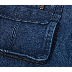 Chaleco Vaquero de Moda para Hombre y Mujer, Chaqueta sin Mangas, Estilo Moderno y a la Moda, Estilo Vintage, Corte Ajustado, Ropa Casual Urbana, Look Clásico - Product Image 4