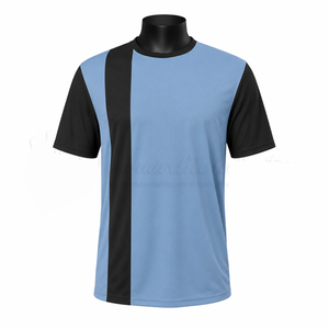 Camiseta de Fútbol Personalizada de Dos Tonos para Hombre, Camiseta Deportiva de Poliéster de Secado Rápido, Fabricante OEM ODM - Product Image 1