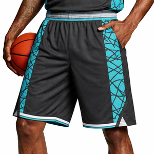 Ensemble maillot et short d'uniforme de basketball pour hommes et jeunes, tissu anti-humidité, couleurs personnalisées, logo, numéros, fabricant OEM en gros - Product Image 4