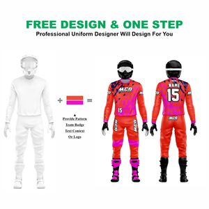 Vêtements de course en tissu extensible de haute qualité, élégants, imprimés par transfert thermique DTF, pour moto tout-terrain, VTT et motocross - Product Image 2