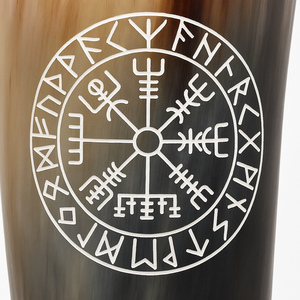 Cuerno Vikingo Artesanal de Cuerno Natural de Alta Calidad, 200-250ml, 6 Pulgadas, Estilo Vintage, Regalo Empresarial, Apto para Lavavajillas, para Bebidas Frías - Product Image 5