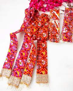 Guirnalda de bienvenida artesanal india para invitados de boda, Baraat Swagat Milni Mala Haar Patka, regalo para padrinos de boda y damas de honor - Product Image 2