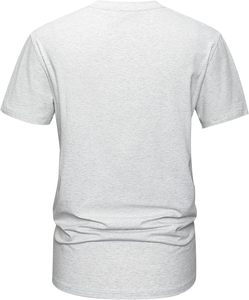 T-shirts pour hommes en coton 100% pour l'été, grandes tailles, design personnalisé, impression de logo sur le devant, t-shirt vierge de haute qualité à vendre - Product Image 3