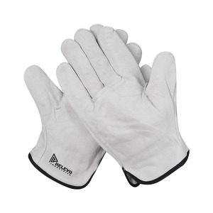 Gants de conduite blancs de haute qualité, équipement de protection, vente en gros, gants de travail en cuir pour soudeurs, gants de sécurité - Product Image 3