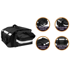 Nueva Bolsa de Primeros Auxilios NAHEED SPORTS Negra Sólida con Suministros Médicos y Logotipo Personalizado para Auto, Hogar, Viajes, Deportes y Uso al Aire Libre - Product Image 3
