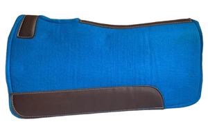 TAPIS DE SELLE EN FEUTRE WESTERN TOUT USAGE EN FEUTRE DE LAINE 18MM DE HAUTE QUALITÉ DESIGN CUTBACK COULEURS ASSORTIES TAILLES 32X32/30X30 Couleurs personnalisées - Product Image 5