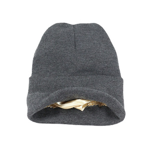 Bonnet en coton tricoté à la main, style japonais, bord roulé, pour hommes et femmes, bonnet pull-over, personnalisable, vente en gros - Product Image 4
