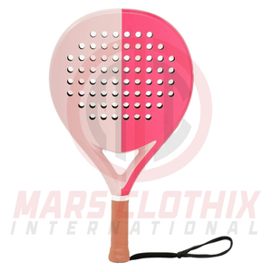 Raquetas de pádel personalizadas de alta calidad a precio económico al por mayor, raquetas de pádel de carbono con forma y logotipo personalizados - Product Image 5
