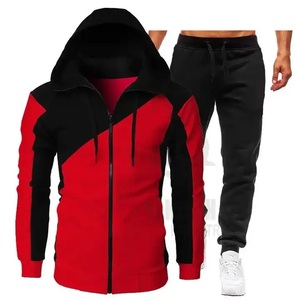Survêtement Homme Hiver Personnalisé Grande Taille Imprimé Uni Délavé à l'Acide 2-en-1 Entièrement Zippé Écologique 100% Coton de Haute Qualité - Product Image 6