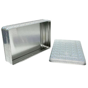 Tùy chỉnh in tinplate Container hình chữ nhật hình kim loại bao bì rỗng hộp thiếc cho thực phẩm với nắp - Product Image 3
