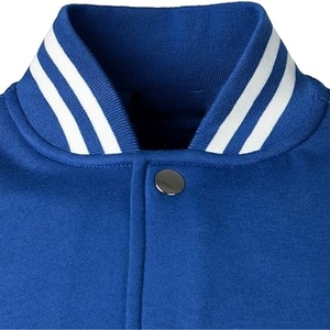 Chaqueta Varsity de Béisbol Unisex al por Mayor con Cierre de Cremallera, Diseño de Parches, Reversible e Impermeable para Invierno - Product Image 5