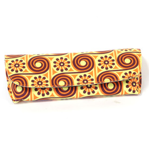Retro Print <b>Soft</b> Eyeglasses <b>Case</b> flip cover Rectangle Eyeglasses <b>case</b> - Product Image 2