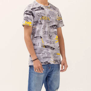 <b>Y2K</b> Stylish Streetwear Fully Printed Crew Neck Men's T-<b>Shirts</b> Clothing Manufacturer Short Sleeves Cotton Regular Graphic T-<b>Shirt</b> - Product Image 5