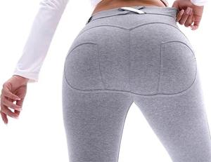 Pantalons de yoga respirants, écologiques et antibactériens pour femmes, leggings de compression taille haute, collants de sport personnalisés OEM - Product Image 6