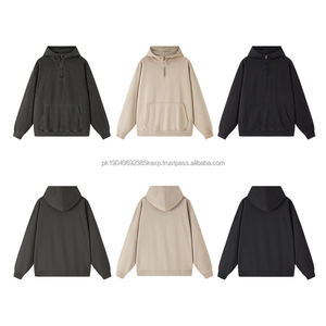 เสื้อมีฮู้ดผ้าหนาหนาหนาหนาจีเอสเอ็ม460เรียบของผู้ชายโลโก้ออกแบบได้ตามต้องการ - Product Image 2