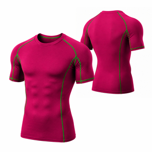 Service OEM : T-shirt de compression personnalisé à manches courtes pour MMA et BJJ, Rashguard sublimé pour Jiu Jitsu – Créez votre propre Rashguard personnalisé - Product Image 2