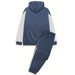 Ensemble de survêtement sportif pour homme : veste zippée intégrale et pantalon de jogging – Tenue d'entraînement athlétique – Vêtements d'équipe personnalisés – Vente en gros – Fabricant - Product Image 2
