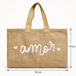 Jute Beach Tote <b>Bag</b> Embroidered for Beach Retail Resort Daily Carry Custom Print Bulk Wholesale OEM ODM Supplier Reusable - Product Image 2