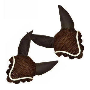 Voile anti-mouches pour cheval de haute qualité, design personnalisé, multicolore, avec bonnet d'oreille, produit d'équitation disponible dans tous les designs - Product Image 3