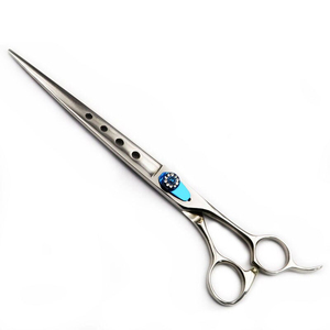 Ciseaux de coiffure élégants et professionnels pour la coupe et l'éclaircissement des cheveux, à lame droite et peigne intégré, pour salon et barbier - Product Image 5