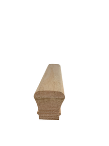 EFS 6010 Traditional Wood Stair Handrail 2-3/8 Inch Height <b>Wall</b> Mounted Paintable Stair Railing for Staircases - Product Image 6