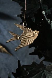 Golden Angel Paper Ornament Traditional Handicraft Christmas Decor - Product Image 2