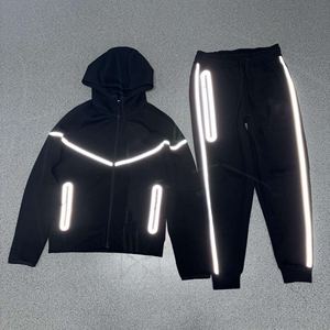 Cool Vintage Winter Heavyweight Eco-Friendly Tracksuit Set <b>Oversized</b> Hoodie <b>Joggers</b> Casual Loungewear - Product Image 1