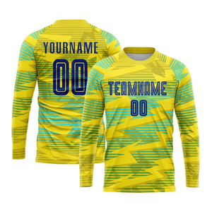 Ensemble de maillots de football pour hommes à motif éclair, kit de maillot de football personnalisé imprimé, respirant, séchage rapide, vêtements de sport d'entraînement OEM - Product Image 5