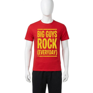 T-shirt graphique grande taille pour hommes, manches courtes, col rond, en coton, décontracté, streetwear - Product Image 3