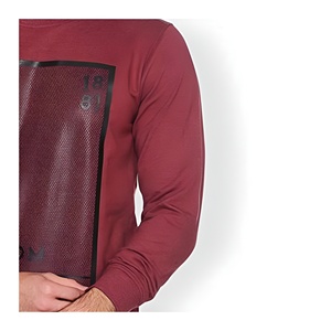 Sweat-shirt à col rond surdimensionné pour homme de haute qualité avec logo personnalisé, en molleton de coton, streetwear décontracté, OEM - Product Image 6