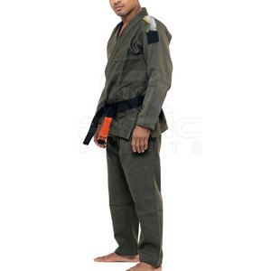 Kimono de Jiu Jitsu Brasileño Personalizable de Venta Caliente, Uniforme de BJJ de Algodón con Cuello Grueso para Competición - Product Image 4