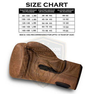 Guantes de Boxeo Profesionales Hechos a Mano, de Cuero Genuino, para Adultos, Ropa Deportiva - Product Image 5