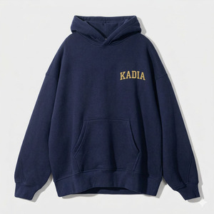 Sudadera de Felpa Gruesa de 420g del Fabricante, Sudadera Lisa de Algodón con Logotipo Personalizado Bordado, Sudadera con Capucha Sólida de Invierno Unisex - Product Image 6