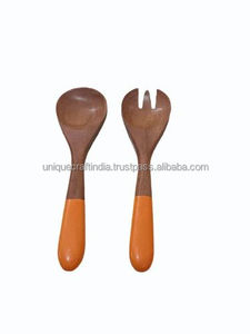 Juego de Cucharas Pequeñas de Bambú con Forma Personalizada, Ecológicas, Hechas a Mano, Utensilios de Cocina, Cucharas para Postre, Bodas, India - Product Image 5