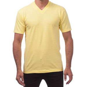 Camiseta Moderna con Cuello en V para Hombre, Estampado Negro, Manga Corta, 100% Algodón, Alta Calidad, Estilo Casual Urbano, Secado Rápido y Transpirable - Product Image 2