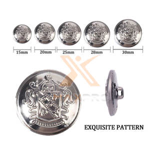 อุปกรณ์ตกแต่งชุดพิธีการราคาส่งถูก กระดุมเหล็กคุณภาพดีสำหรับชุดพิธีการ - Product Image 2