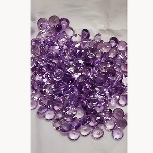 247 pièces de quartz citron améthyste naturel, 7 mm à 8 mm, facetté rond, 321 carats, lot Iroc Sales, pierres précieuses brutes taillées pour la fabrication de bijoux - Product Image 1
