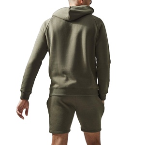 Nouvel ensemble 2026 de sweats à capuche et shorts en coton 100% style streetwear, avec bord extérieur en tissu éponge, broderies et patchs vieillis, effet délavé soleil, pour l'automne - Product Image 5