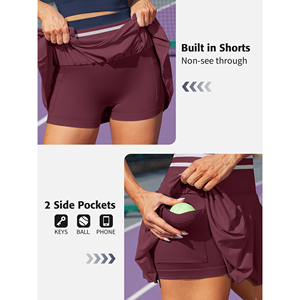 Women’s Pickleball Tank Top and Skort Set Lightweight Summer Outfit Pickleball Tank and Skort Set for Women Breathable - Product Image 5