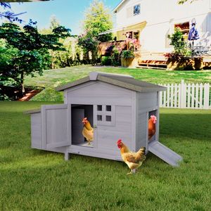 Pollaio in legno per esterni Secure Predator Defense, a prova di fughe, con vassoio estraibile, cassetta nido e tetto in asfalto per gabbie per animali - Product Image 3